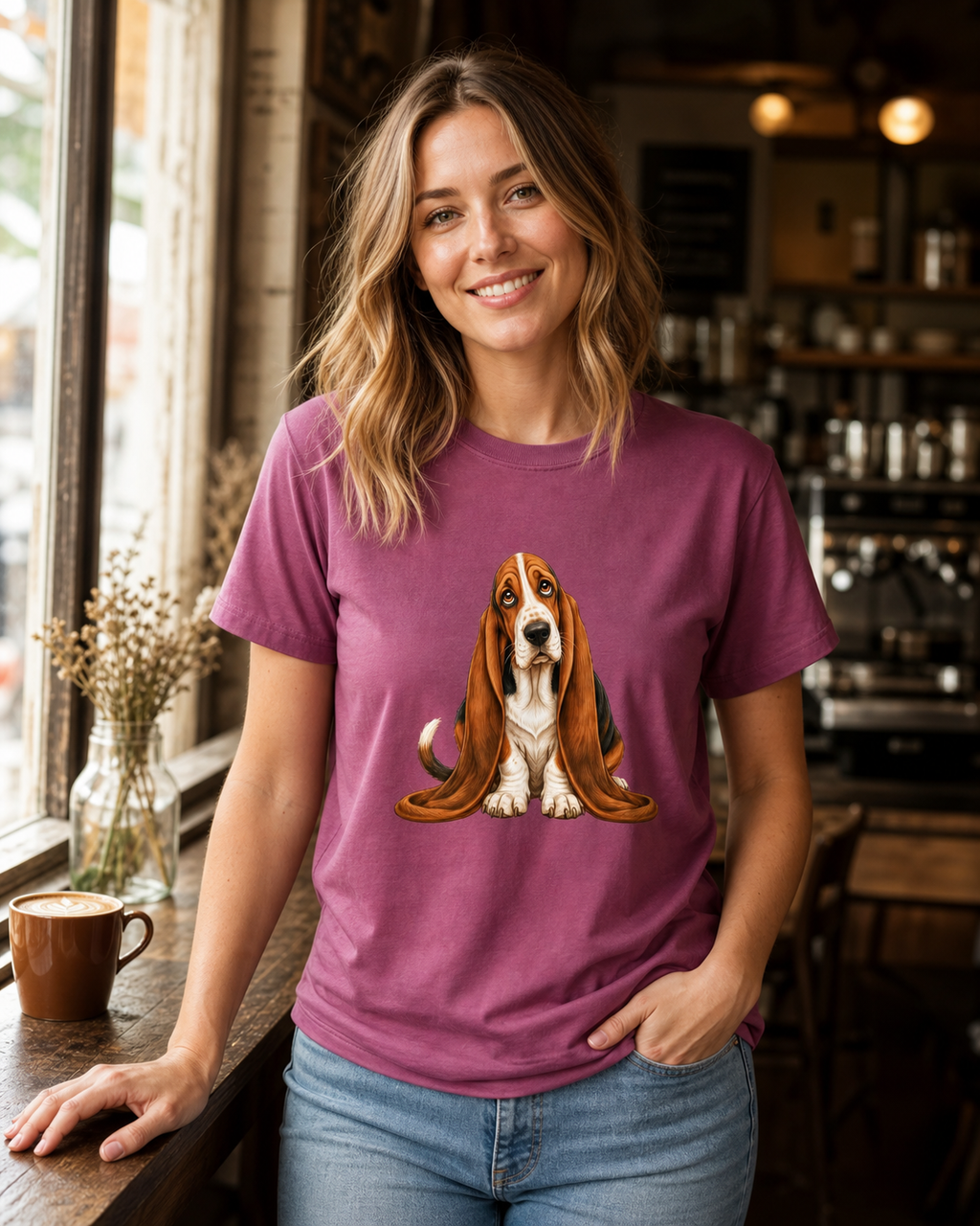 Basset Ears Everywhere T-Shirt | Basset Hound Lover Tee
