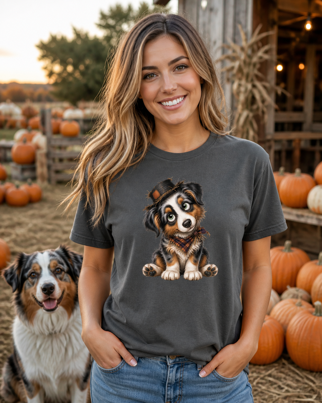 Halloween Australian Shepherd T-Shirt