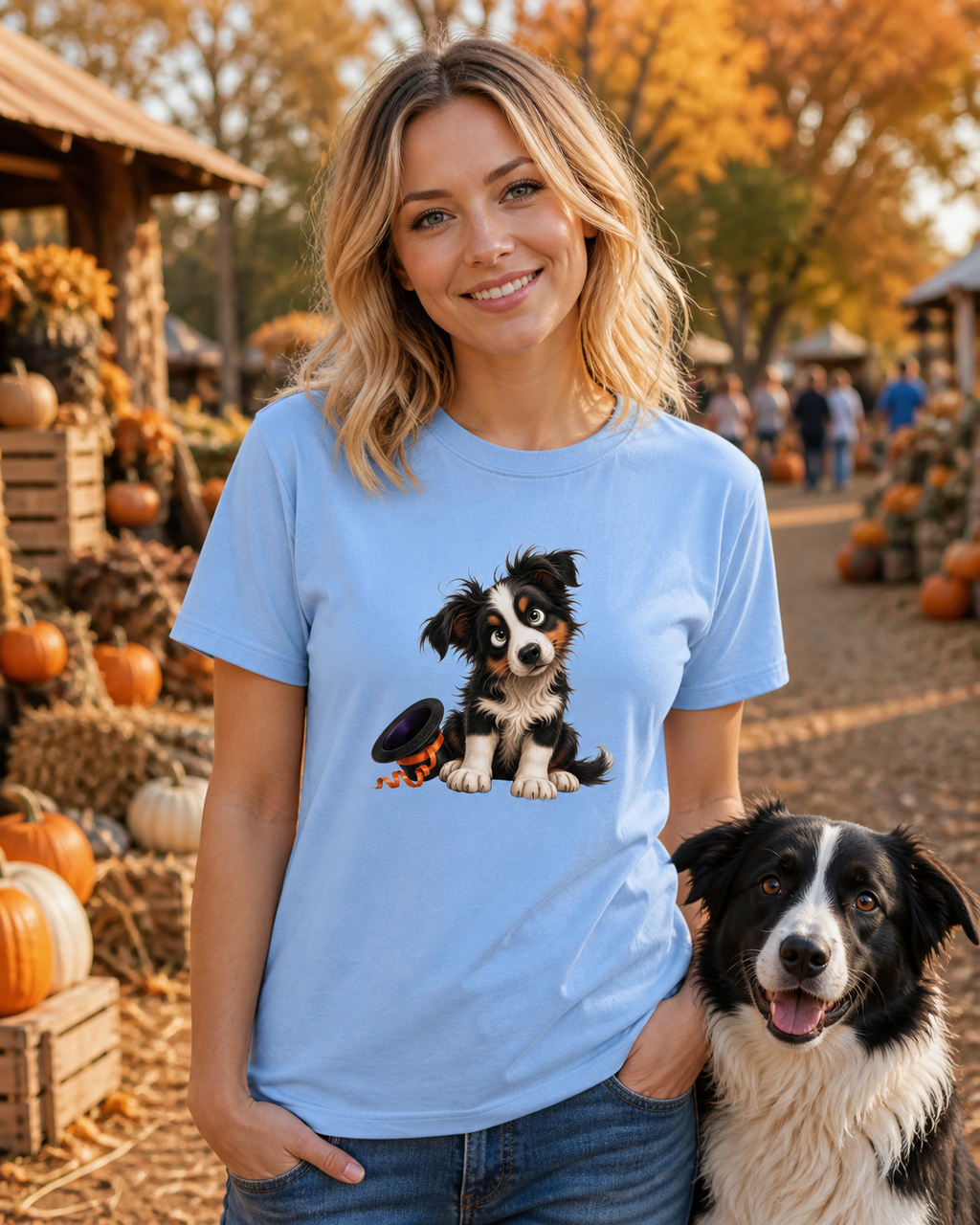Halloween Border Collie T-Shirt