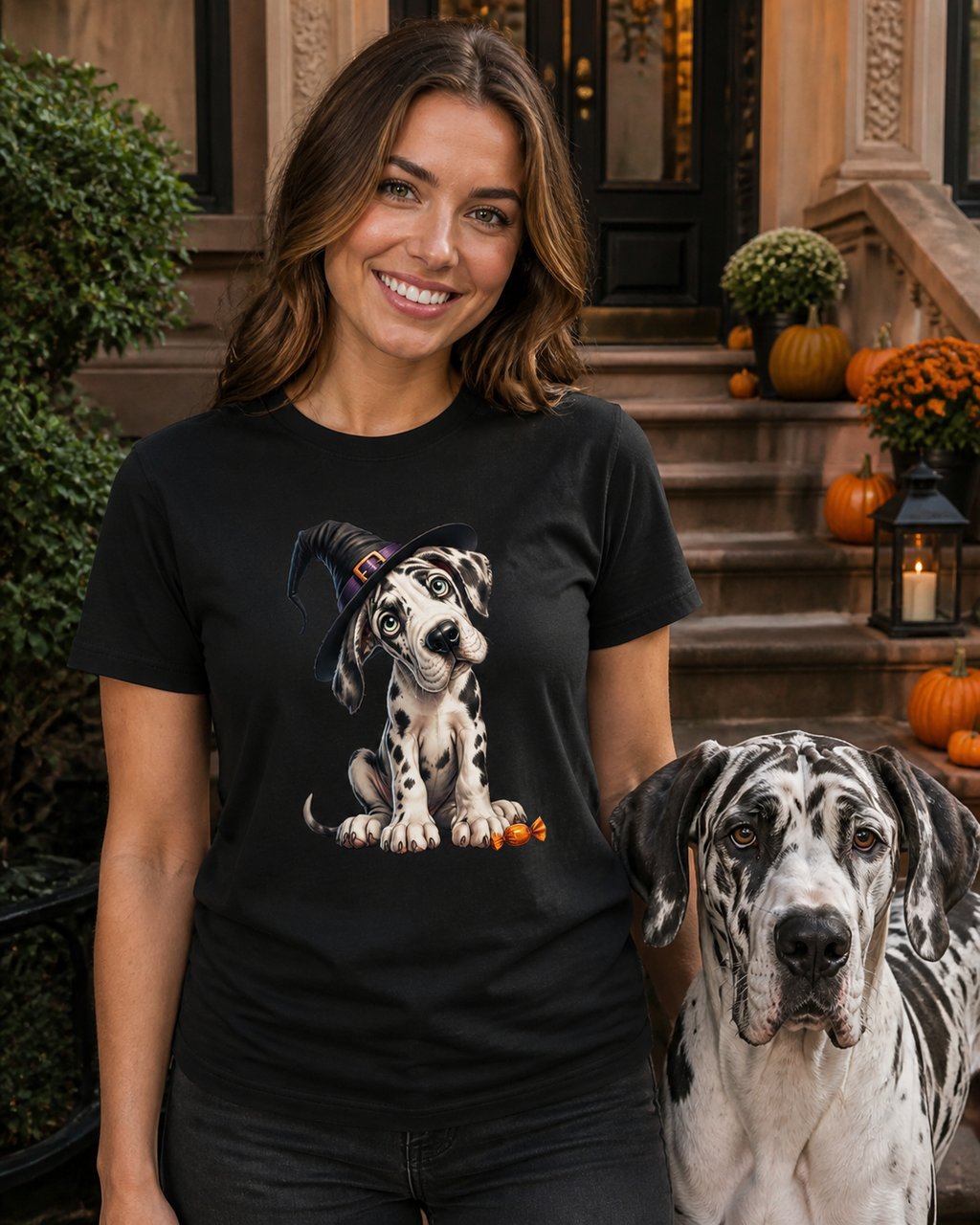 Halloween Great Dane T-Shirt