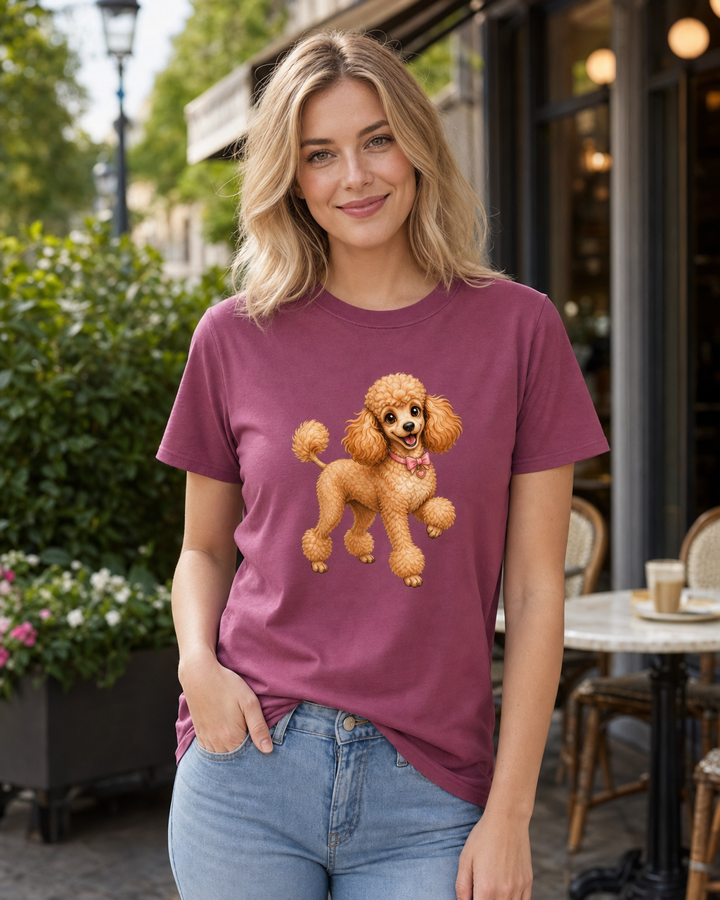 Poodle Prance T-Shirt | Poodle Dog Lover Elegant Tee