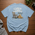 Cabin Coffee Companion Snow Washed Oversized Cotton T-Shirt