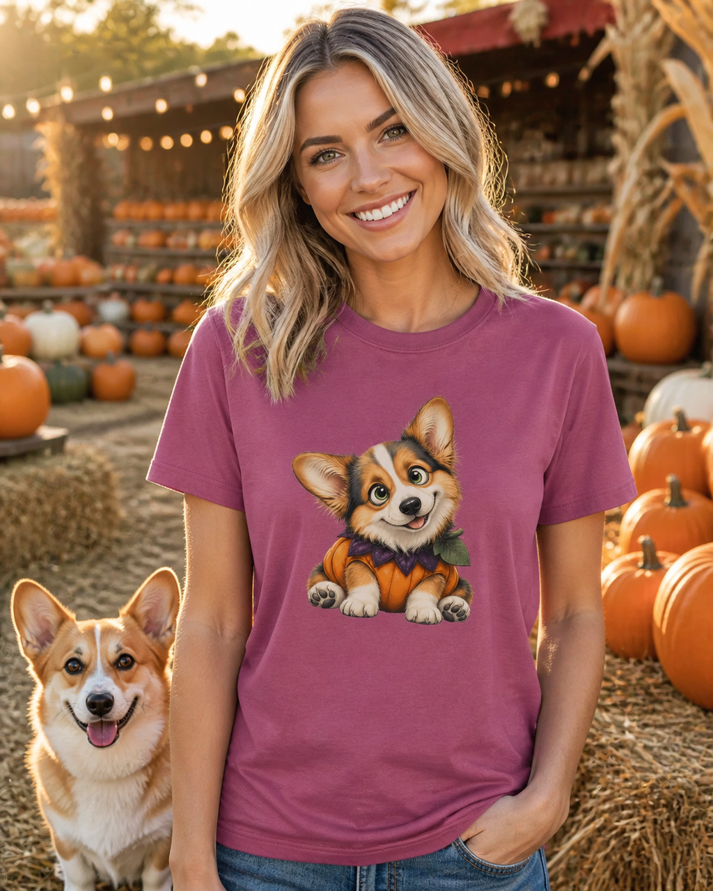 Halloween Pembroke Welsh Corgi T-Shirt