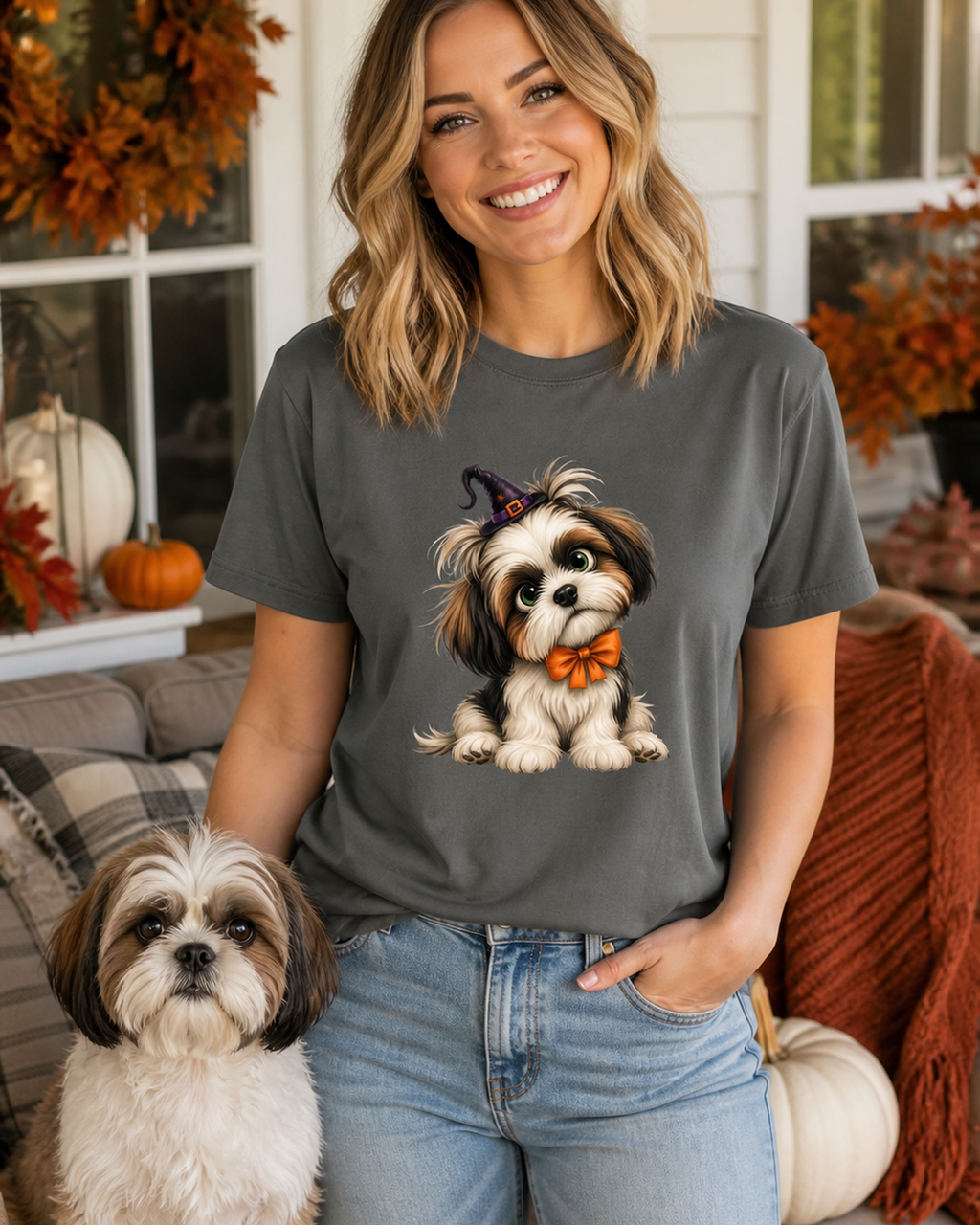 Halloween Shih Tzu T-Shirt