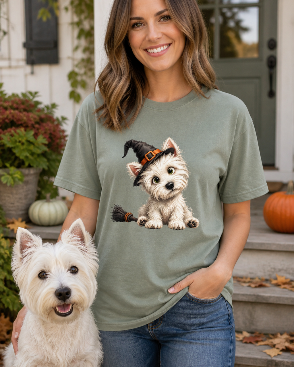 Halloween West Highland White Terrier T-Shirt