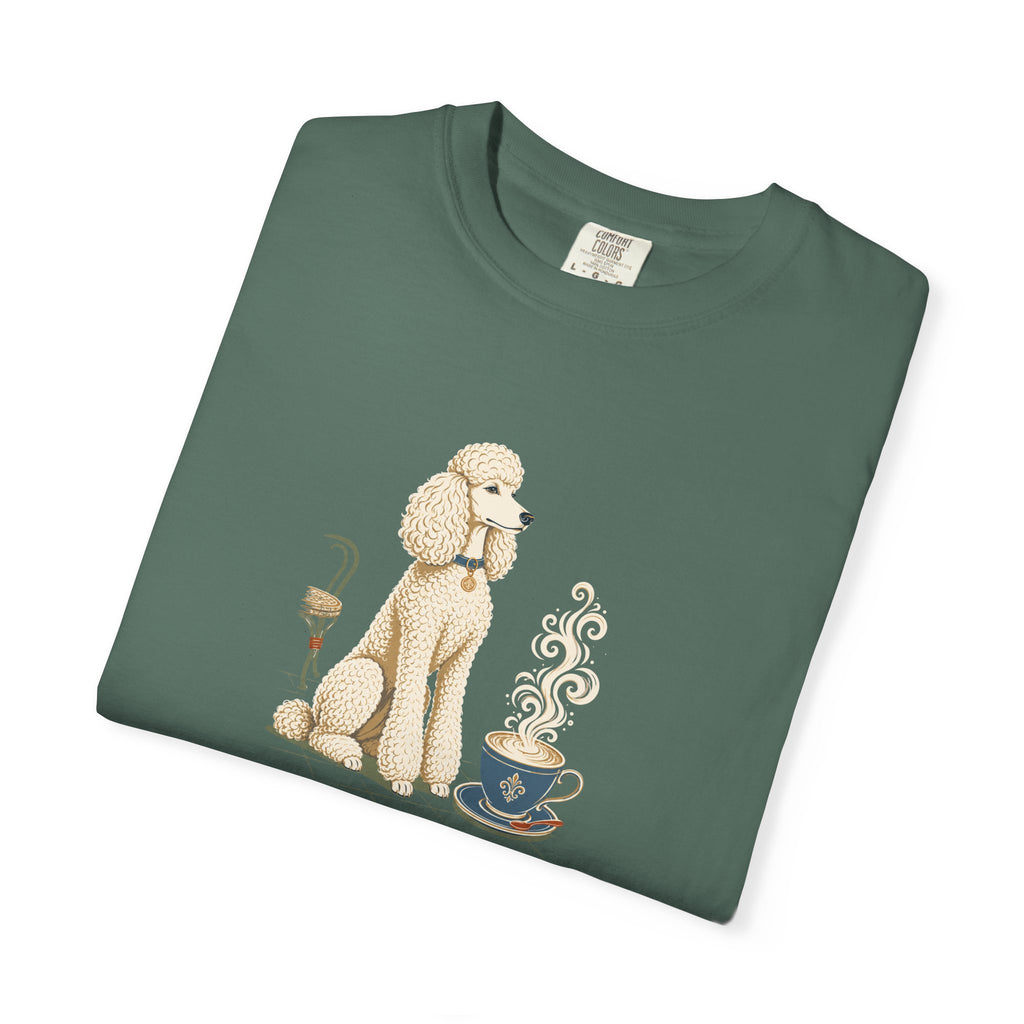 Poodle Foam Trim Cappuccino T-Shirt | Cute Poodle Coffee Tee