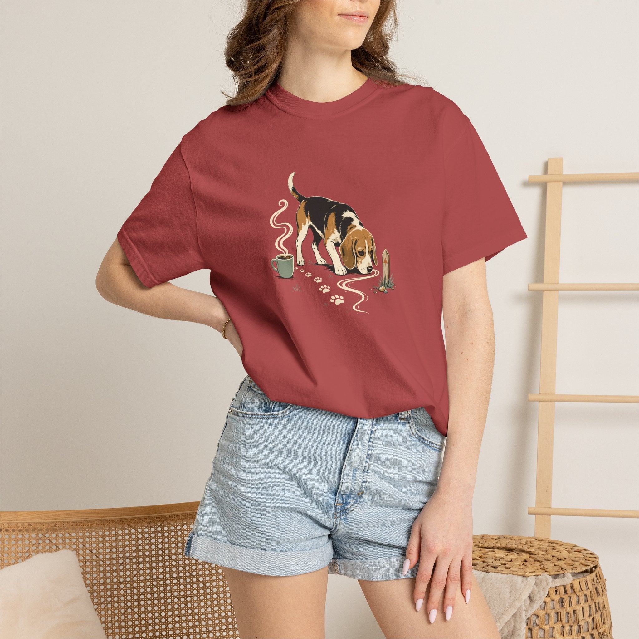 Beagle Sniff Trail House Blend T-Shirt | Beagle Dog Lover Tee