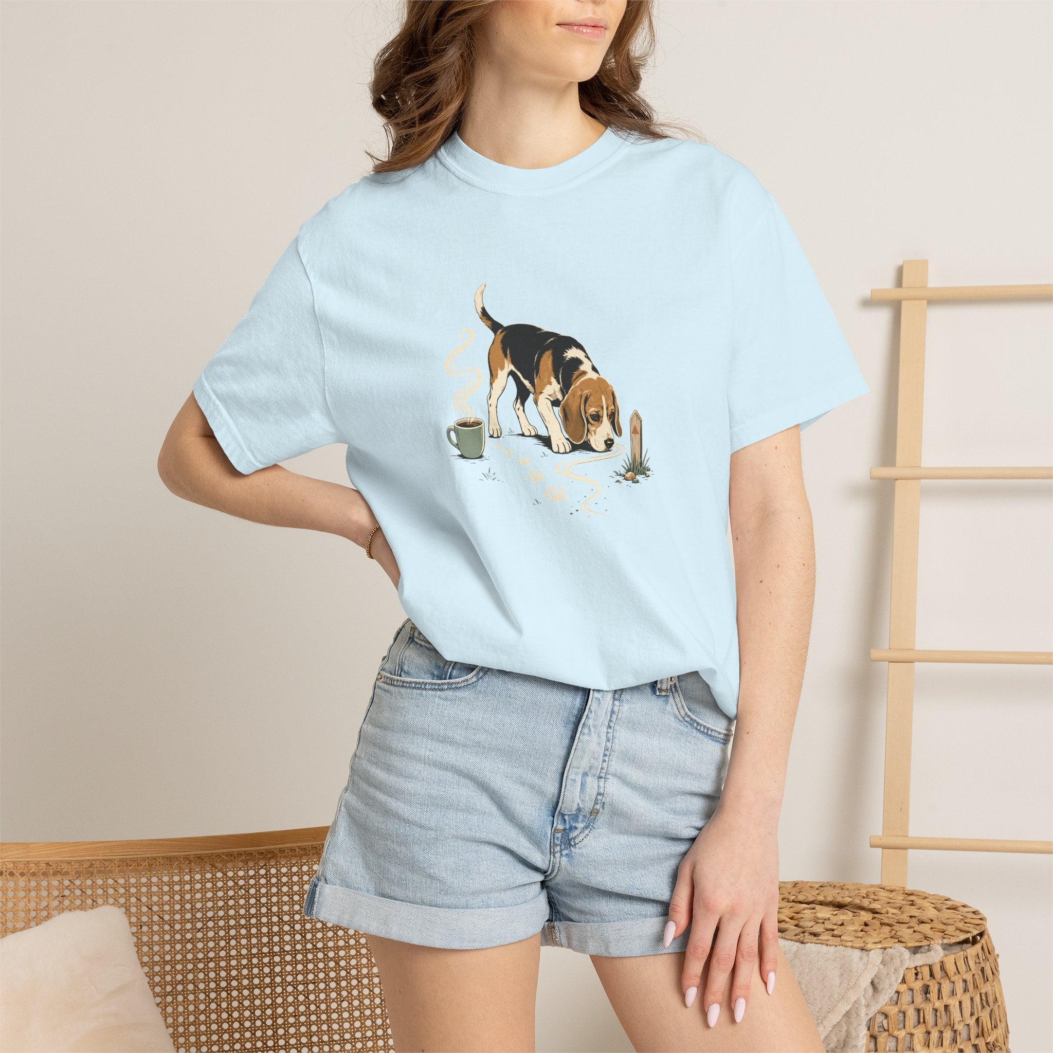 Beagle Sniff Trail House Blend T-Shirt | Beagle Dog Lover Tee