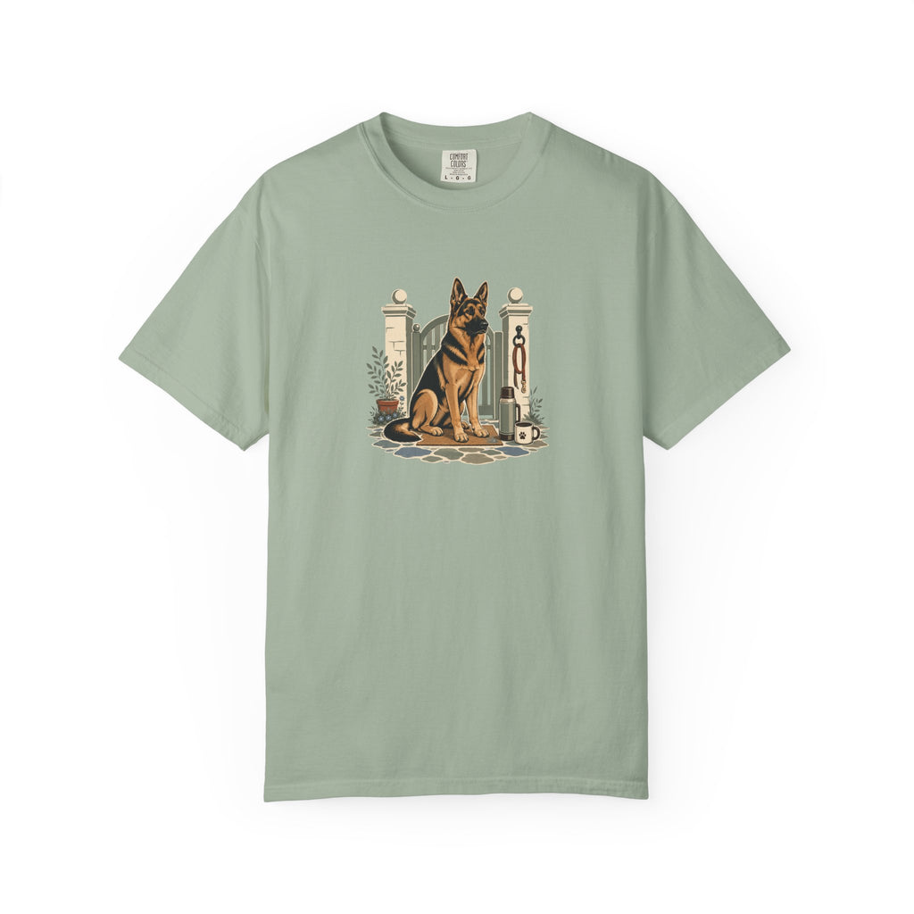 German Shepherd Dog Watch Post T-Shirt | GSD Lover Tee