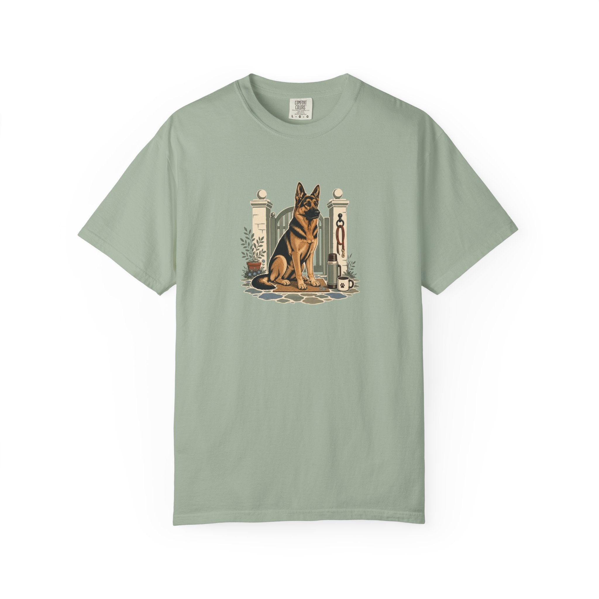 German Shepherd Dog Watch Post T-Shirt | GSD Lover Tee