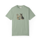 French Bulldog Tiny Cup Big Attitude T-Shirt | Frenchie Coffee Tee