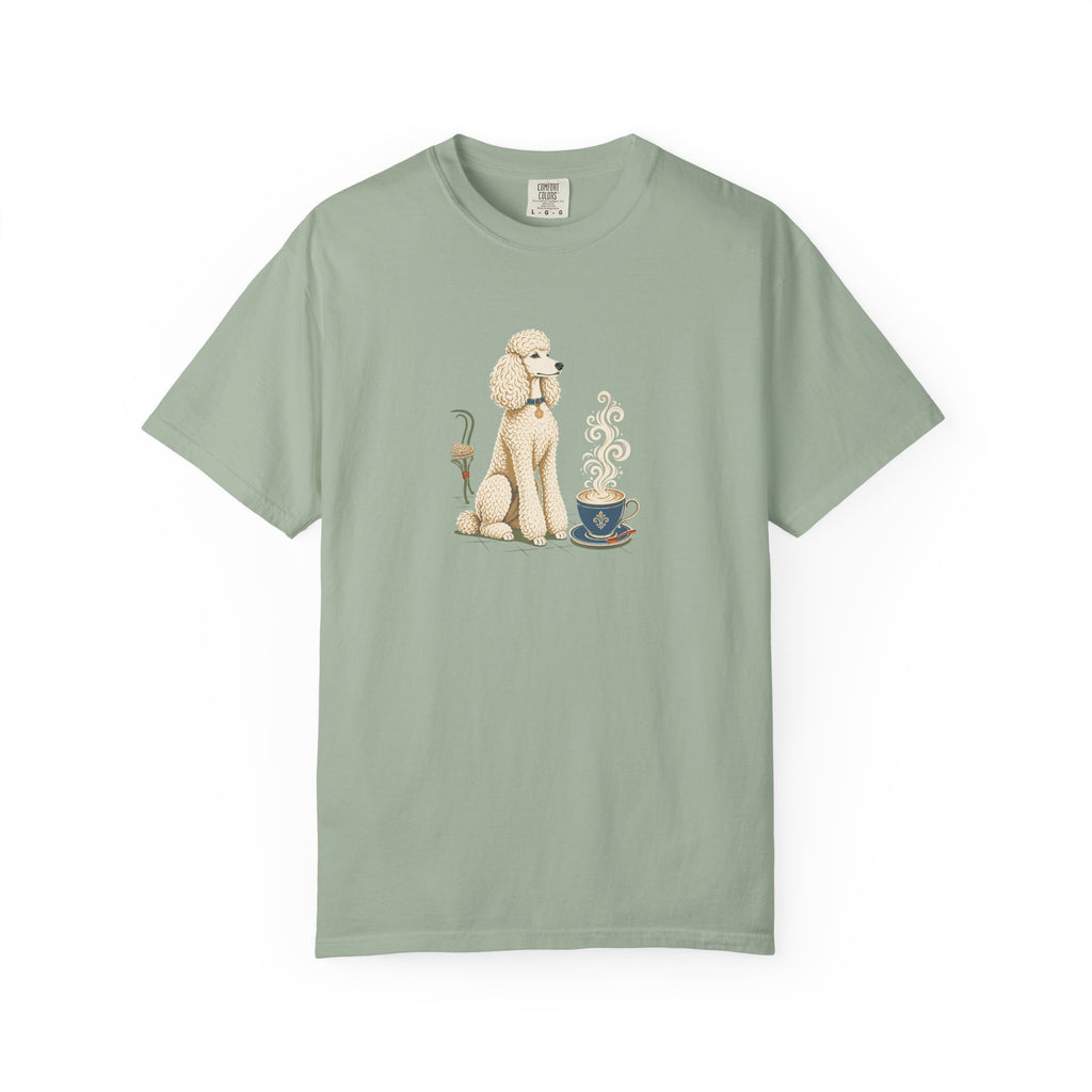 Poodle Foam Trim Cappuccino T-Shirt | Cute Poodle Coffee Tee