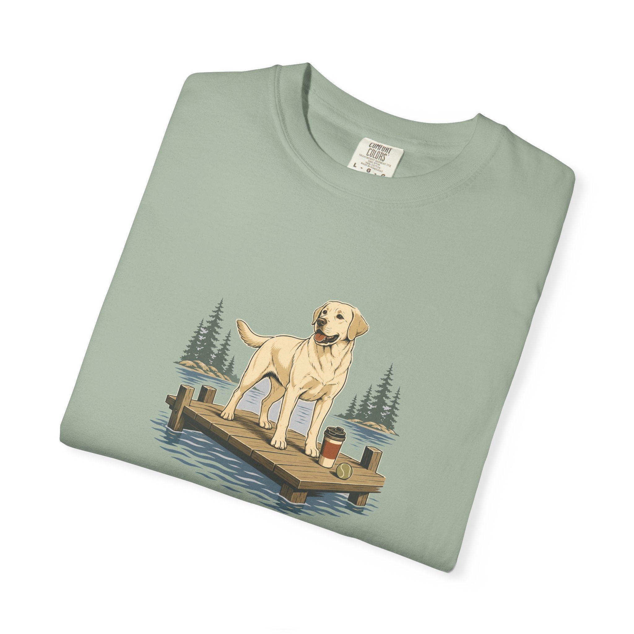 Labrador Retriever Lake Run T-Shirt | Lab Dog Lover Tee