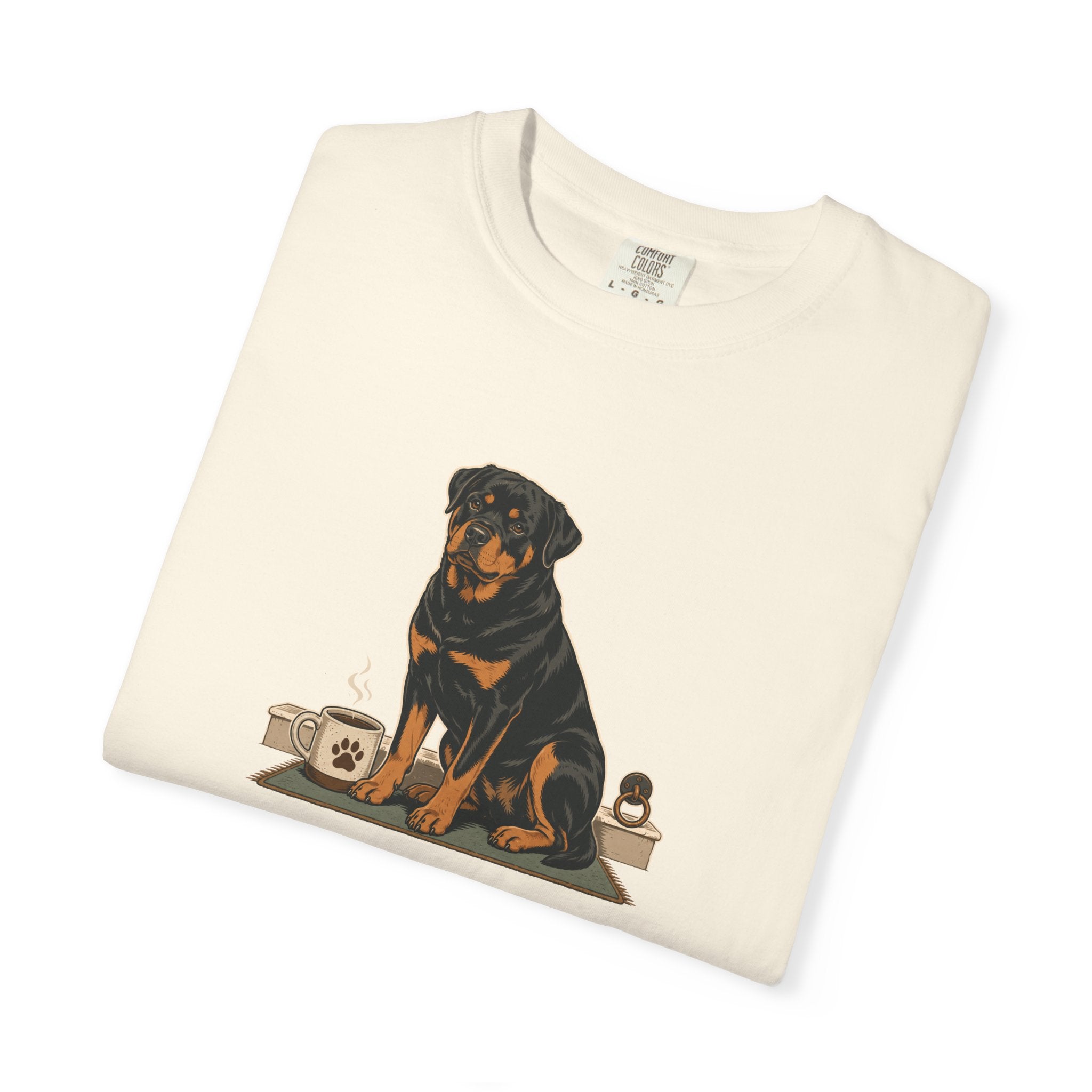 Rottweiler Heavy Roast Guardian Blend T-Shirt | Rottie Coffee Tee