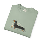 Dachshund Long Pour Espresso T-Shirt | Funny Dachshund Coffee Tee