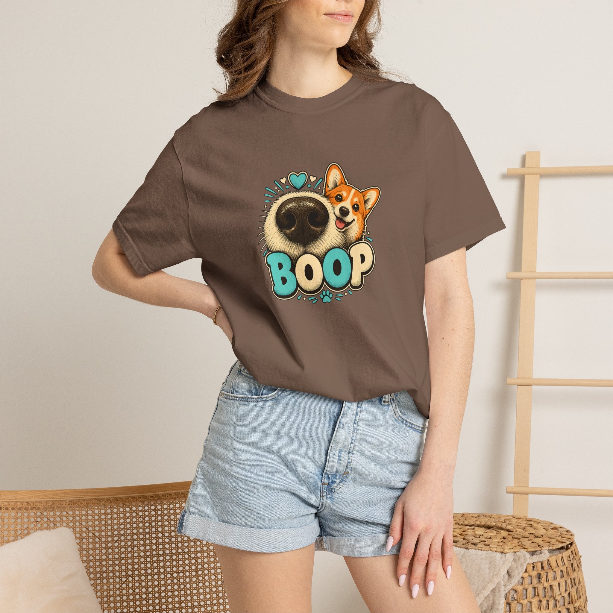 Boop Corgi T-Shirt | Cute Corgi Lover Graphic Tee