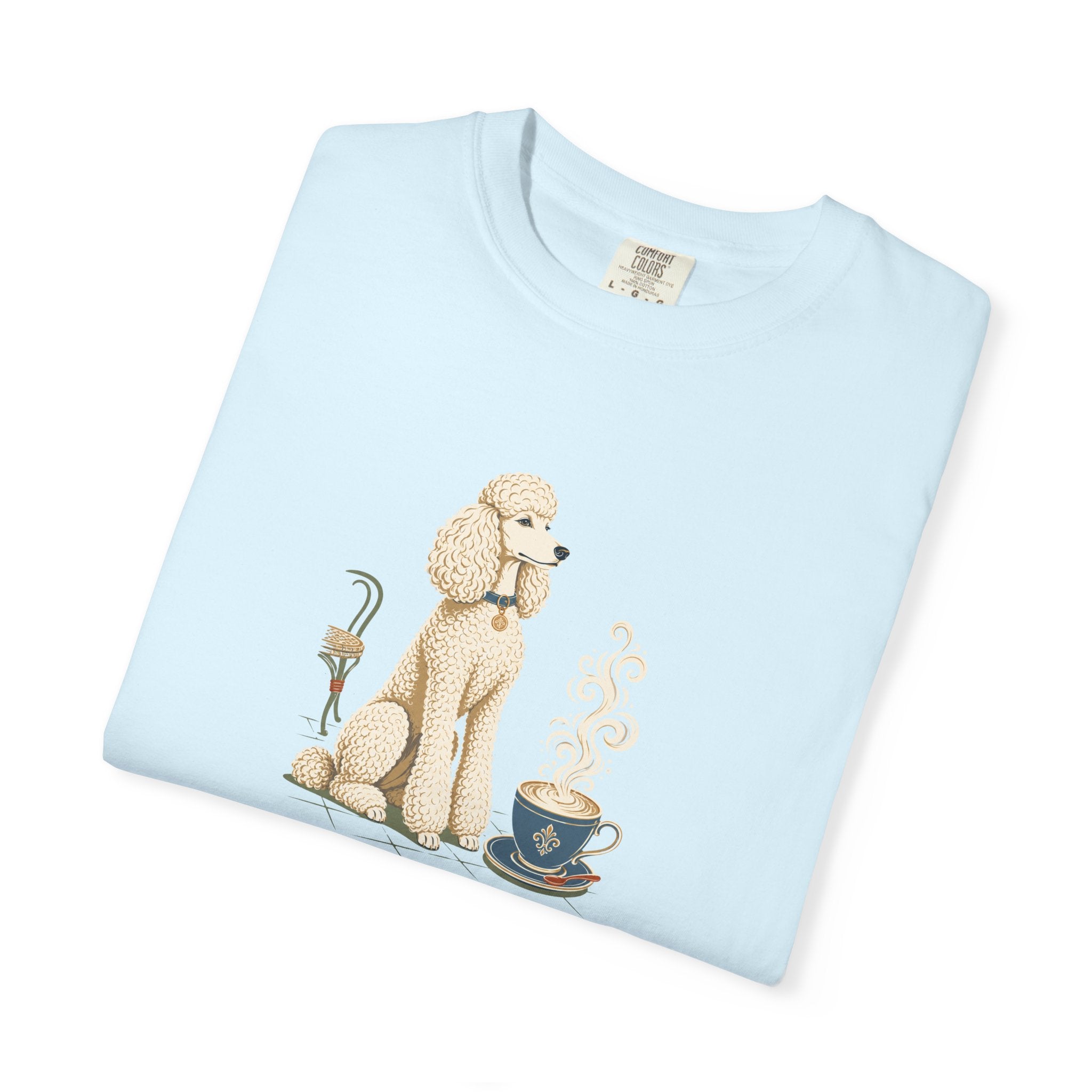 Poodle Foam Trim Cappuccino T-Shirt | Cute Poodle Coffee Tee