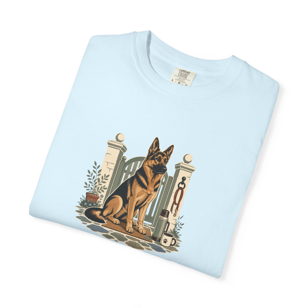 German Shepherd Dog Watch Post T-Shirt | GSD Lover Tee