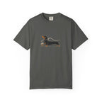 Dachshund Long Pour Espresso T-Shirt | Funny Dachshund Coffee Tee
