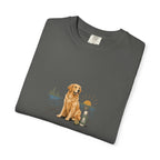 Golden Retriever Morning T-Shirt | Golden Dog Lover Coffee Tee