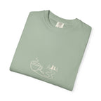 Coffee Leash Trail T-Shirt | Dog Hiking Coffee Lover Tee