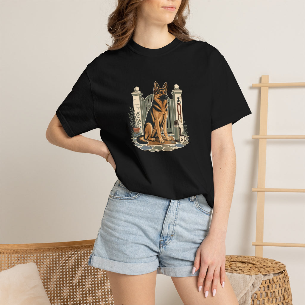 German Shepherd Dog Watch Post T-Shirt | GSD Lover Tee