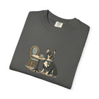 French Bulldog Tiny Cup Big Attitude T-Shirt | Frenchie Coffee Tee