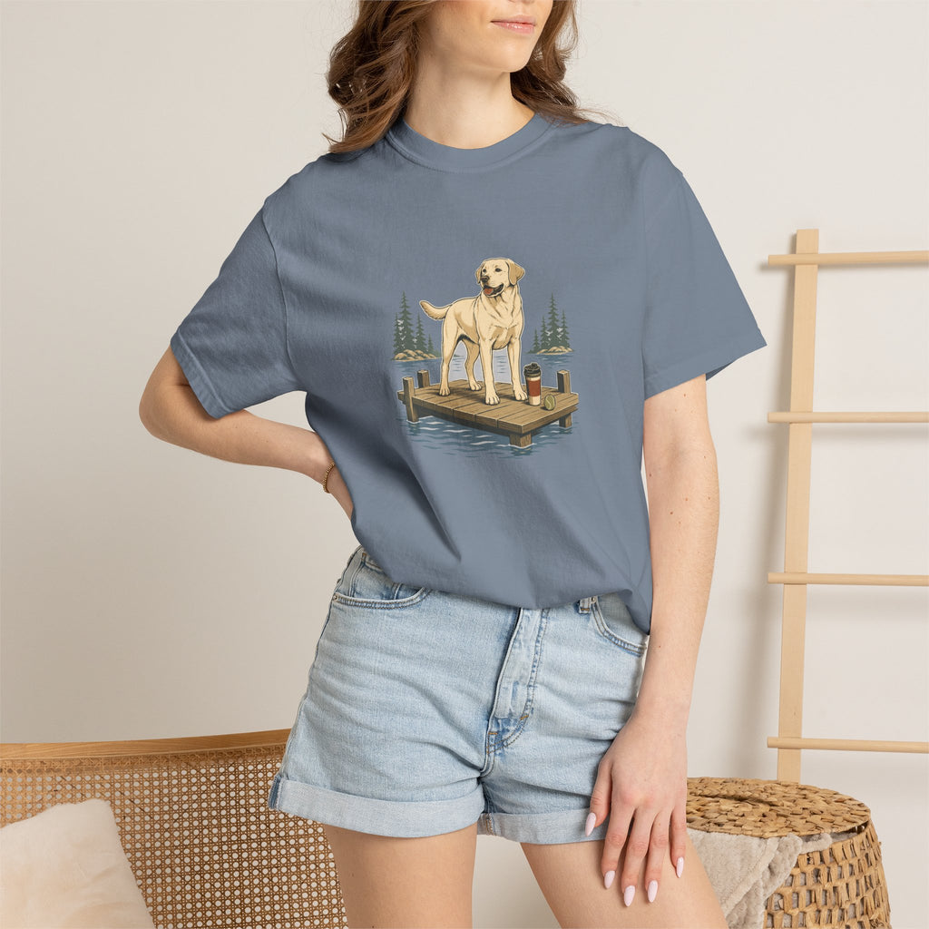 Labrador Retriever Lake Run T-Shirt | Lab Dog Lover Tee