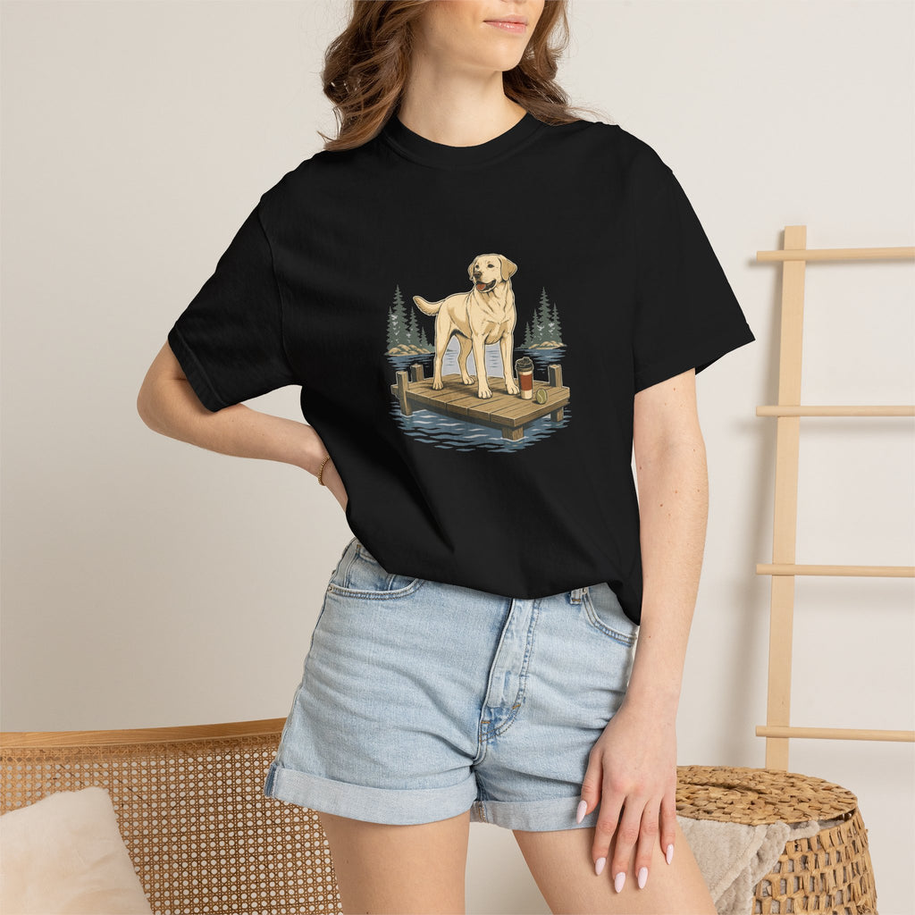 Labrador Retriever Lake Run T-Shirt | Lab Dog Lover Tee