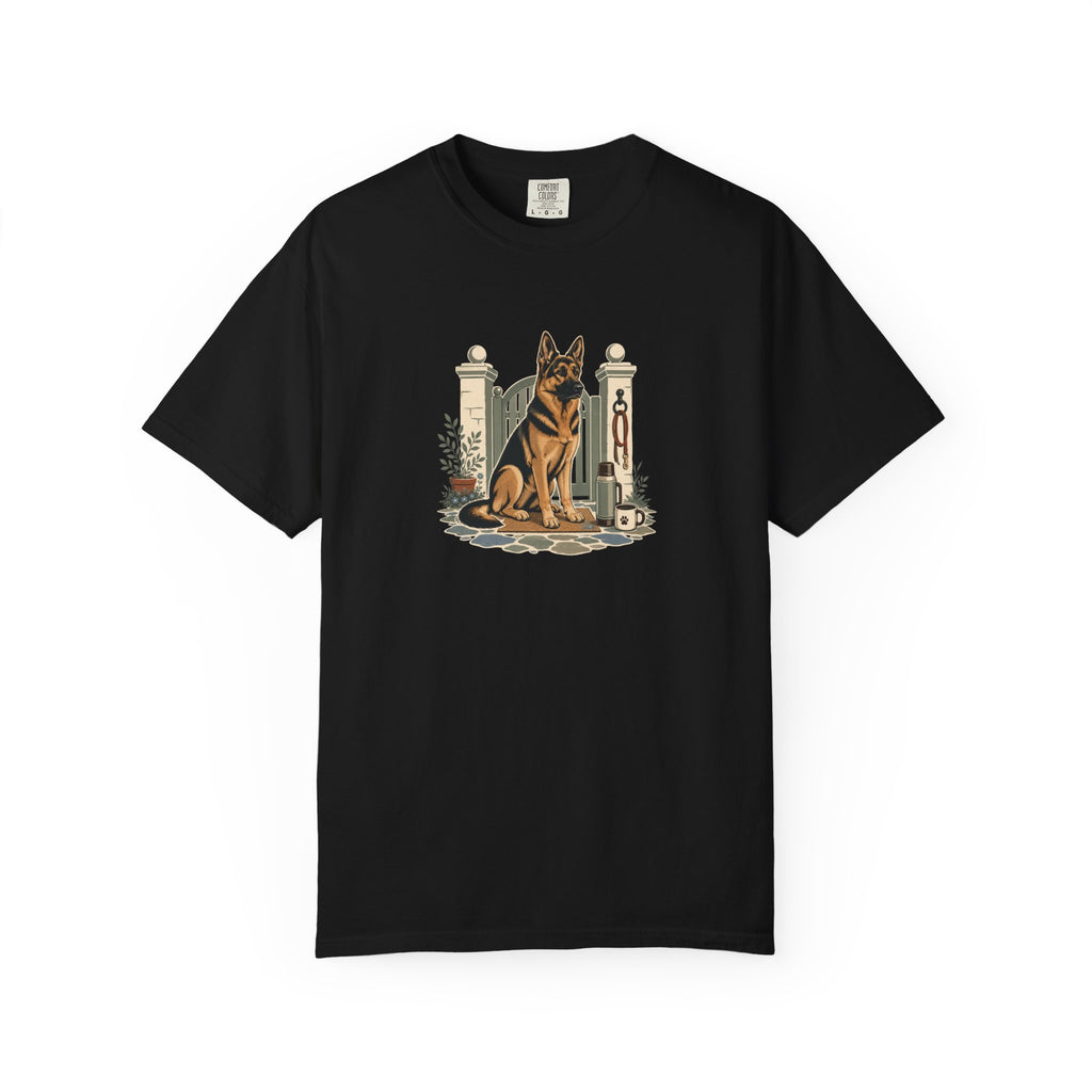 German Shepherd Dog Watch Post T-Shirt | GSD Lover Tee