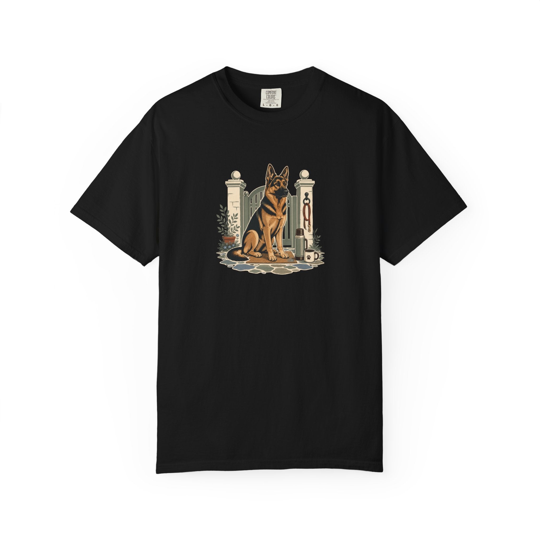 German Shepherd Dog Watch Post T-Shirt | GSD Lover Tee