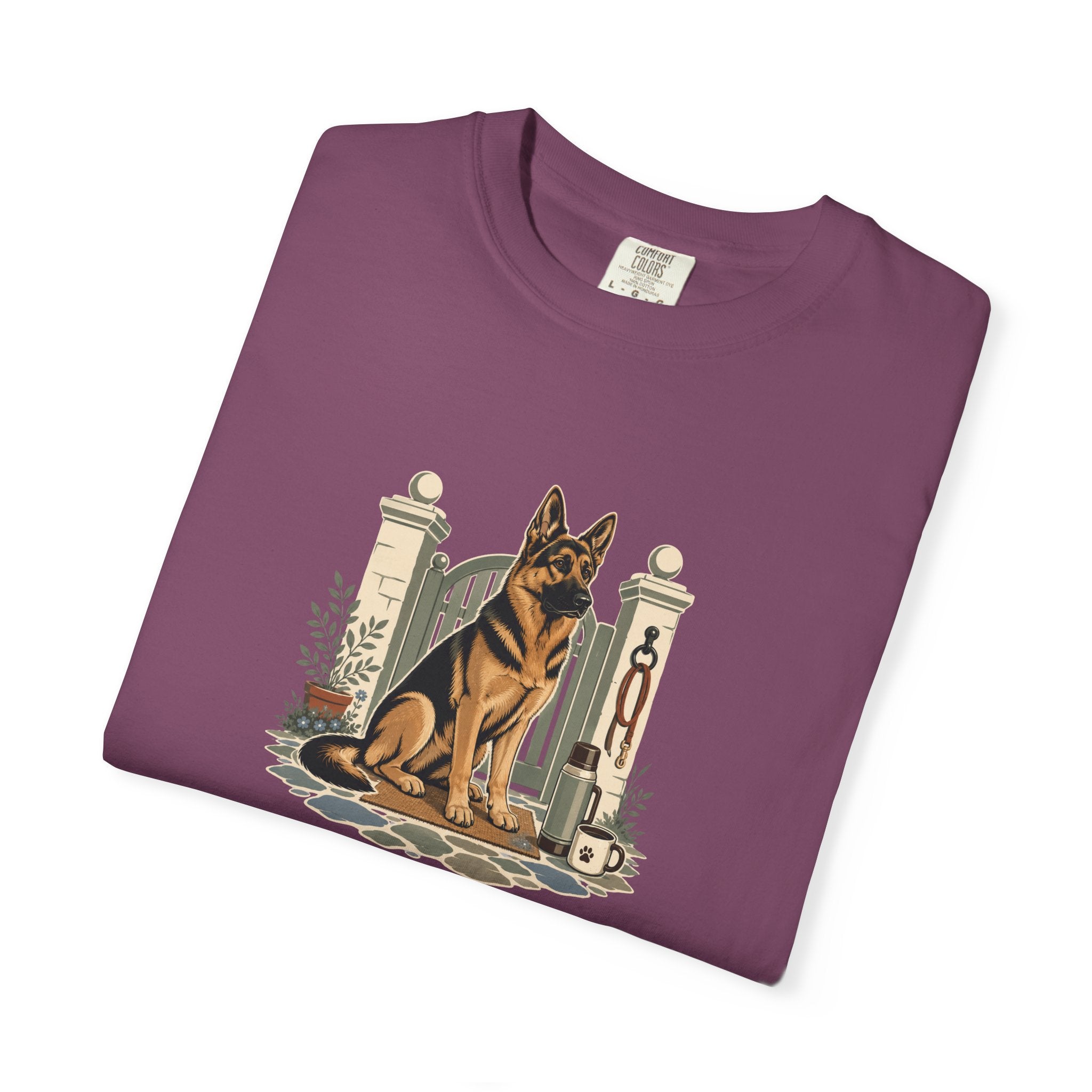 German Shepherd Dog Watch Post T-Shirt | GSD Lover Tee
