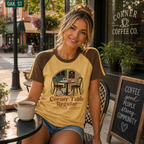 Corner Table Regular Brew Line Raglan T-Shirt