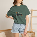Dachshund Long Pour Espresso T-Shirt | Funny Dachshund Coffee Tee