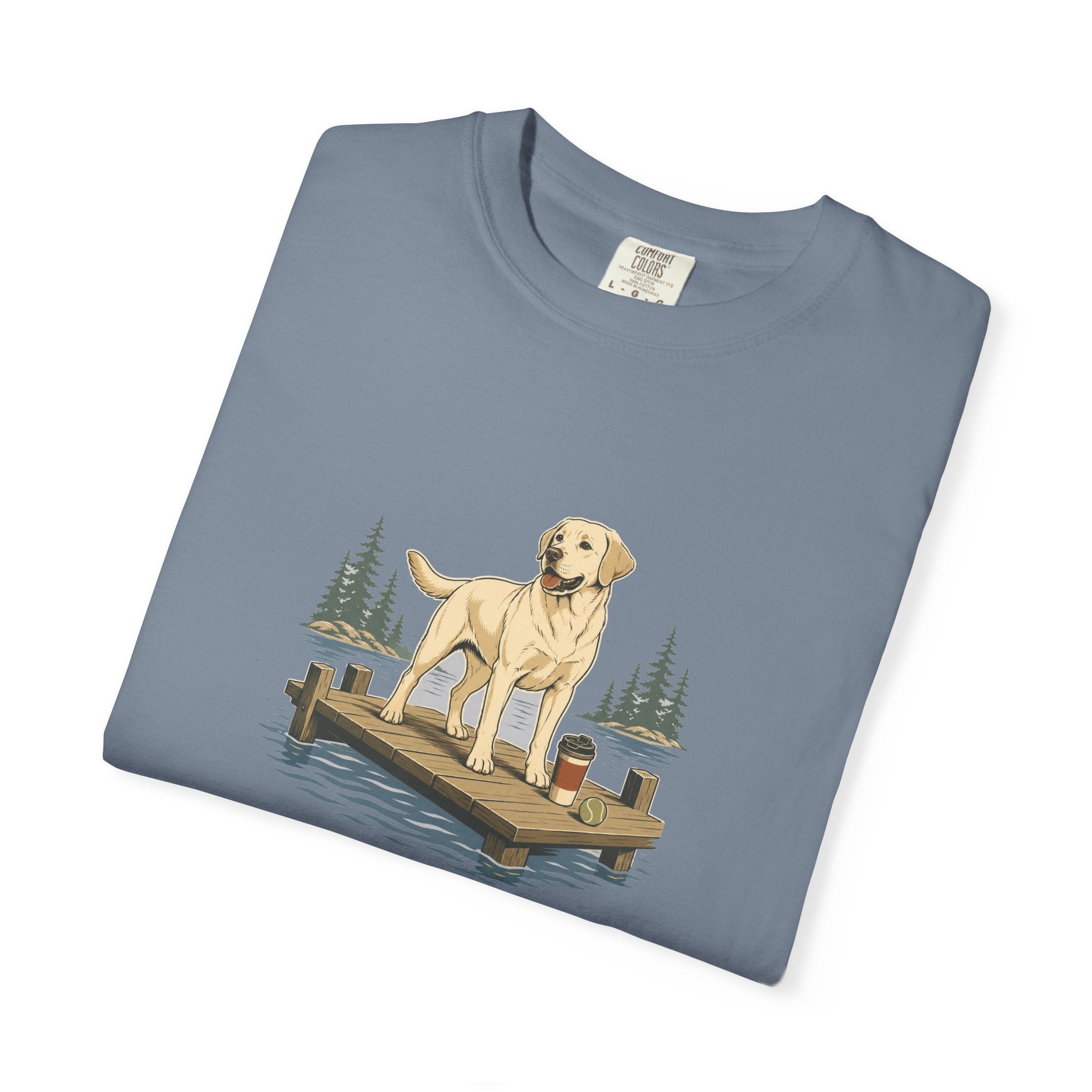 Labrador Retriever Lake Run T-Shirt | Lab Dog Lover Tee