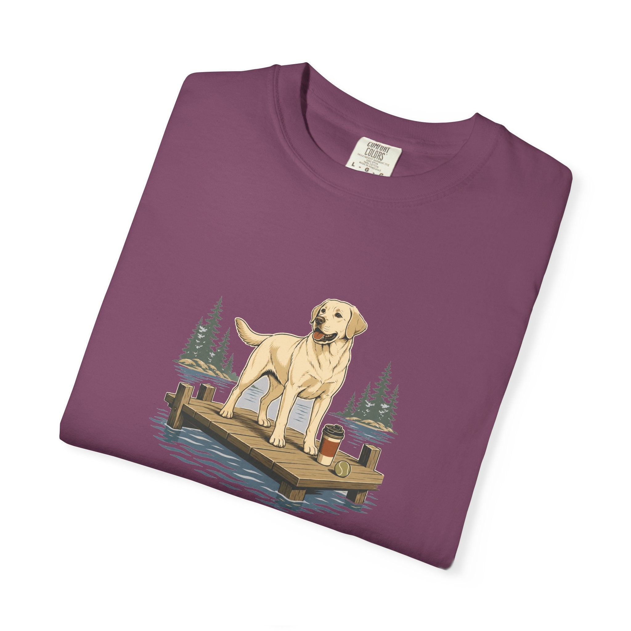 Labrador Retriever Lake Run T-Shirt | Lab Dog Lover Tee