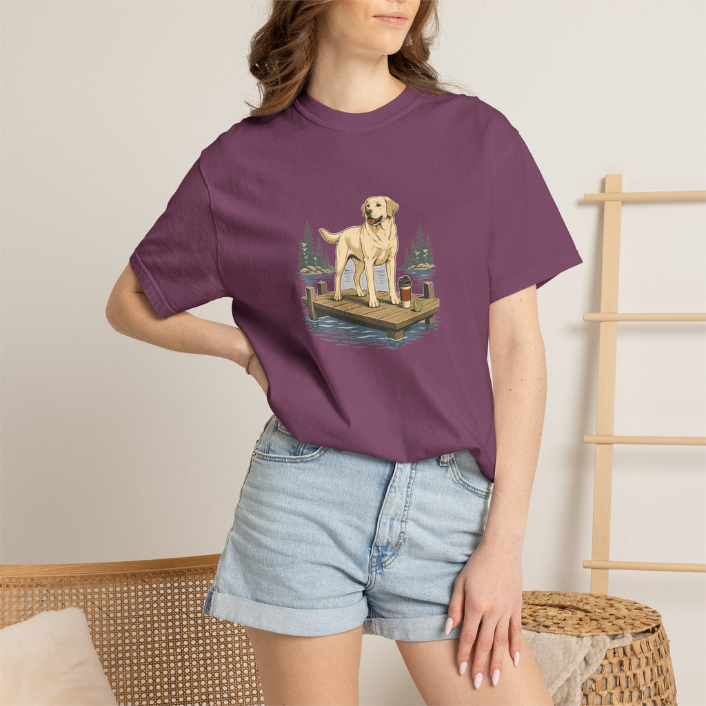Labrador Retriever Lake Run T-Shirt | Lab Dog Lover Tee