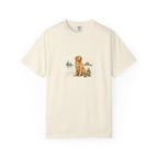 Golden Retriever Morning T-Shirt | Golden Dog Lover Coffee Tee