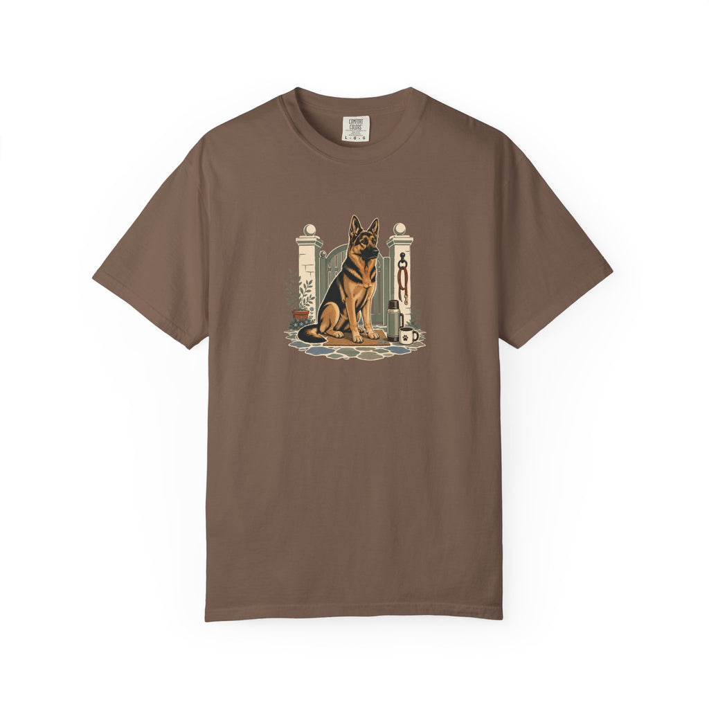 German Shepherd Dog Watch Post T-Shirt | GSD Lover Tee