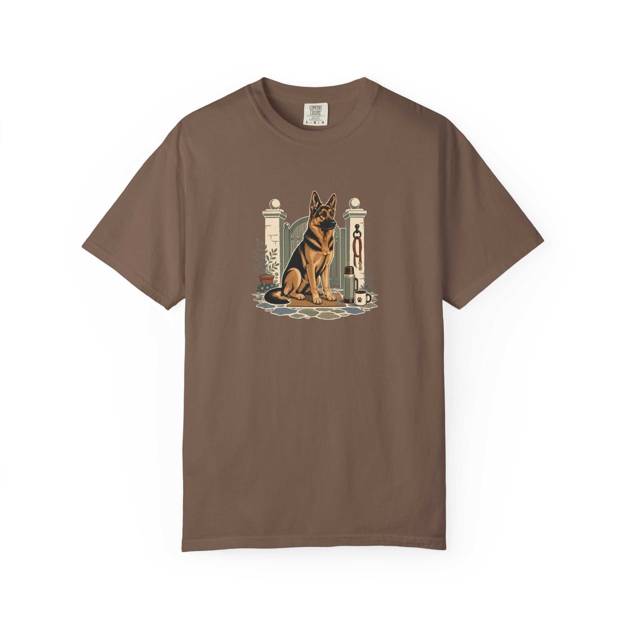 German Shepherd Dog Watch Post T-Shirt | GSD Lover Tee