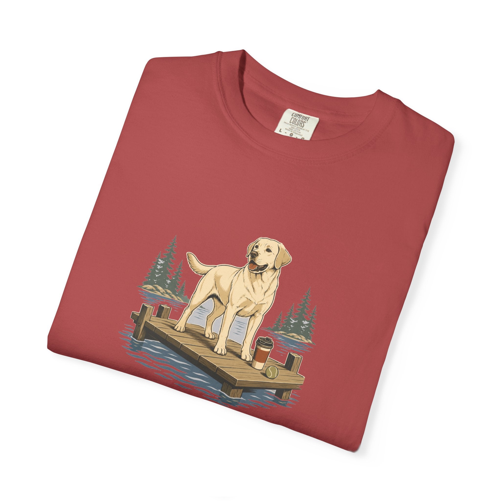 Labrador Retriever Lake Run T-Shirt | Lab Dog Lover Tee