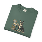 French Bulldog Tiny Cup Big Attitude T-Shirt | Frenchie Coffee Tee