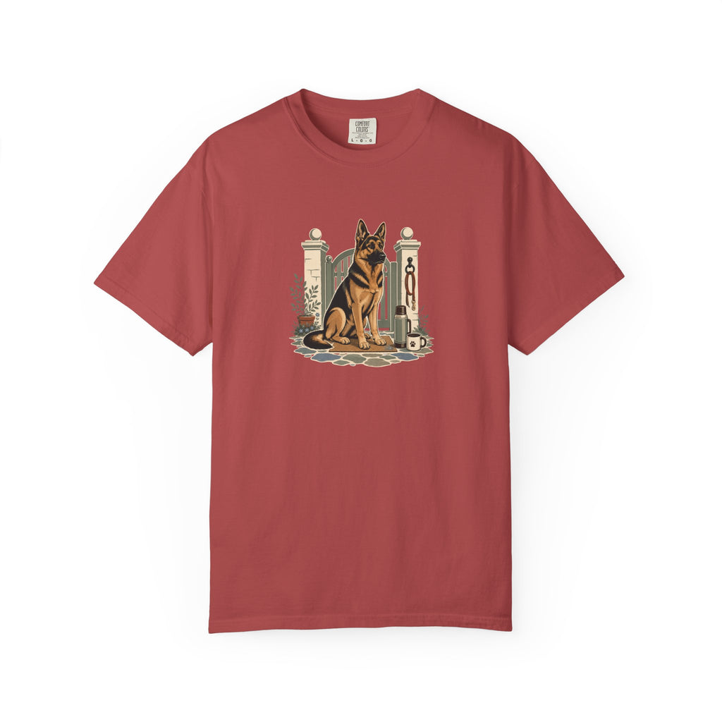 German Shepherd Dog Watch Post T-Shirt | GSD Lover Tee