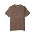 Coffee Leash Trail T-Shirt | Dog Hiking Coffee Lover Tee