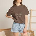 Coffee Leash Trail T-Shirt | Dog Hiking Coffee Lover Tee