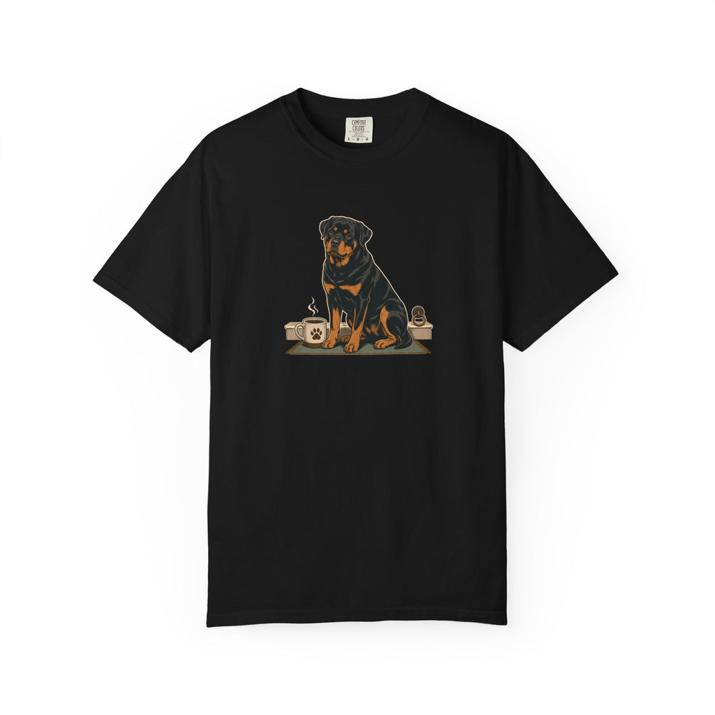 Rottweiler Heavy Roast Guardian Blend T-Shirt | Rottie Coffee Tee