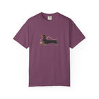 Dachshund Long Pour Espresso T-Shirt | Funny Dachshund Coffee Tee