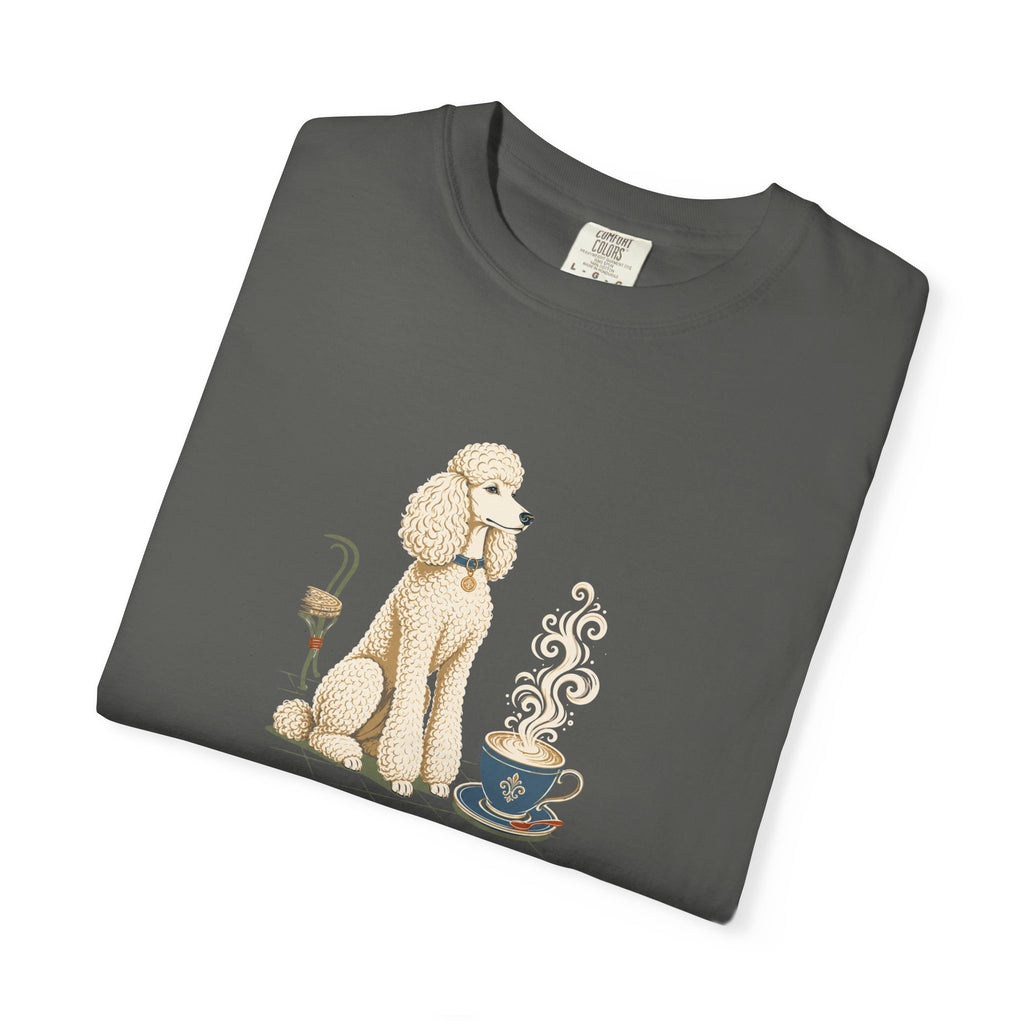 Poodle Foam Trim Cappuccino T-Shirt | Cute Poodle Coffee Tee