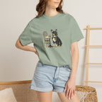 French Bulldog Tiny Cup Big Attitude T-Shirt | Frenchie Coffee Tee
