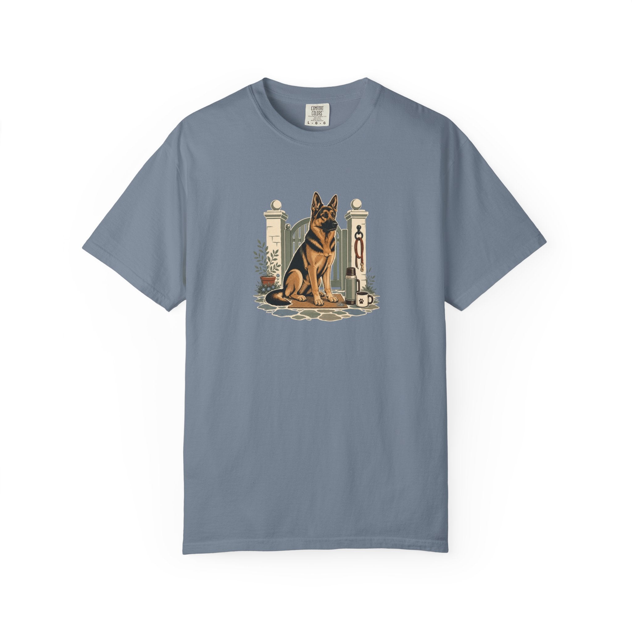 German Shepherd Dog Watch Post T-Shirt | GSD Lover Tee